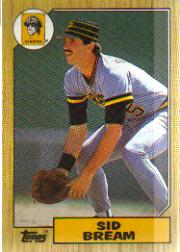 1987 Topps Baseball Cards      035      Sid Bream